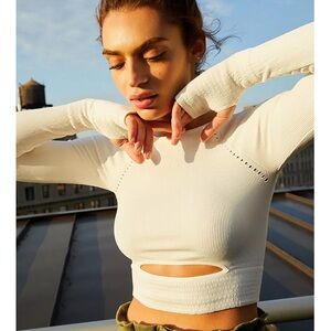 Free people movement cut it out long sleeve top